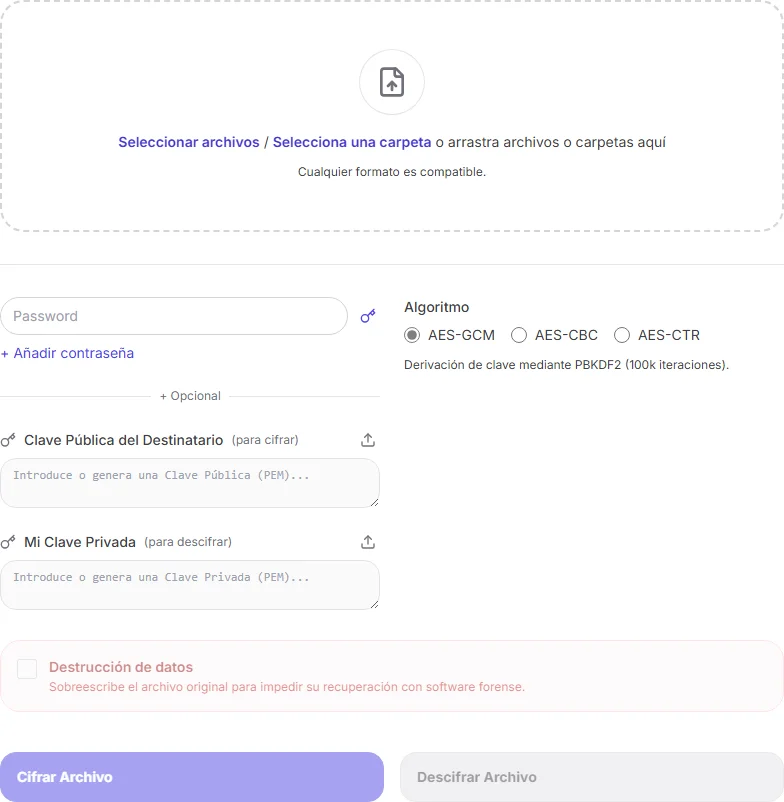 El módulo de archivos