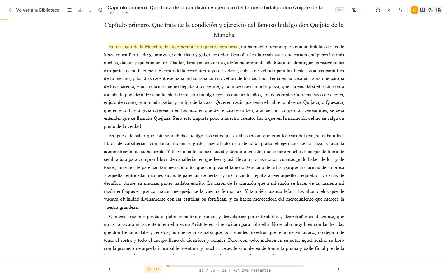 El lector con un libro abierto